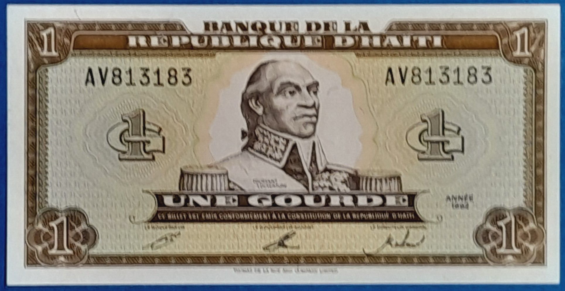 B1273-1 2004. 1 Gourdes UNC - Image 1