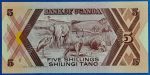 1987. 5 Shillings UNC - Image 2
