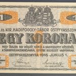Ostffyasszonyfa 1916. 1 Korona UNC