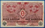 1916. 1 Korona F "Csongrád vármegye" felülbélyegzéssel