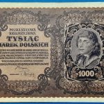 1919. 1.000 Marek VF+ "nagyalakú"
