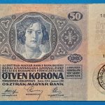 1914. 50 Korona F "Román felülbélyegzéssel"
