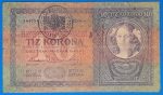 1904. 10 Korona VG "Román felülbélyegzéssel"