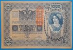 1902. 1.000 Korona F "DEUTSCHÖSTERREICH" felülbélyegzéssel, 1.kiadás