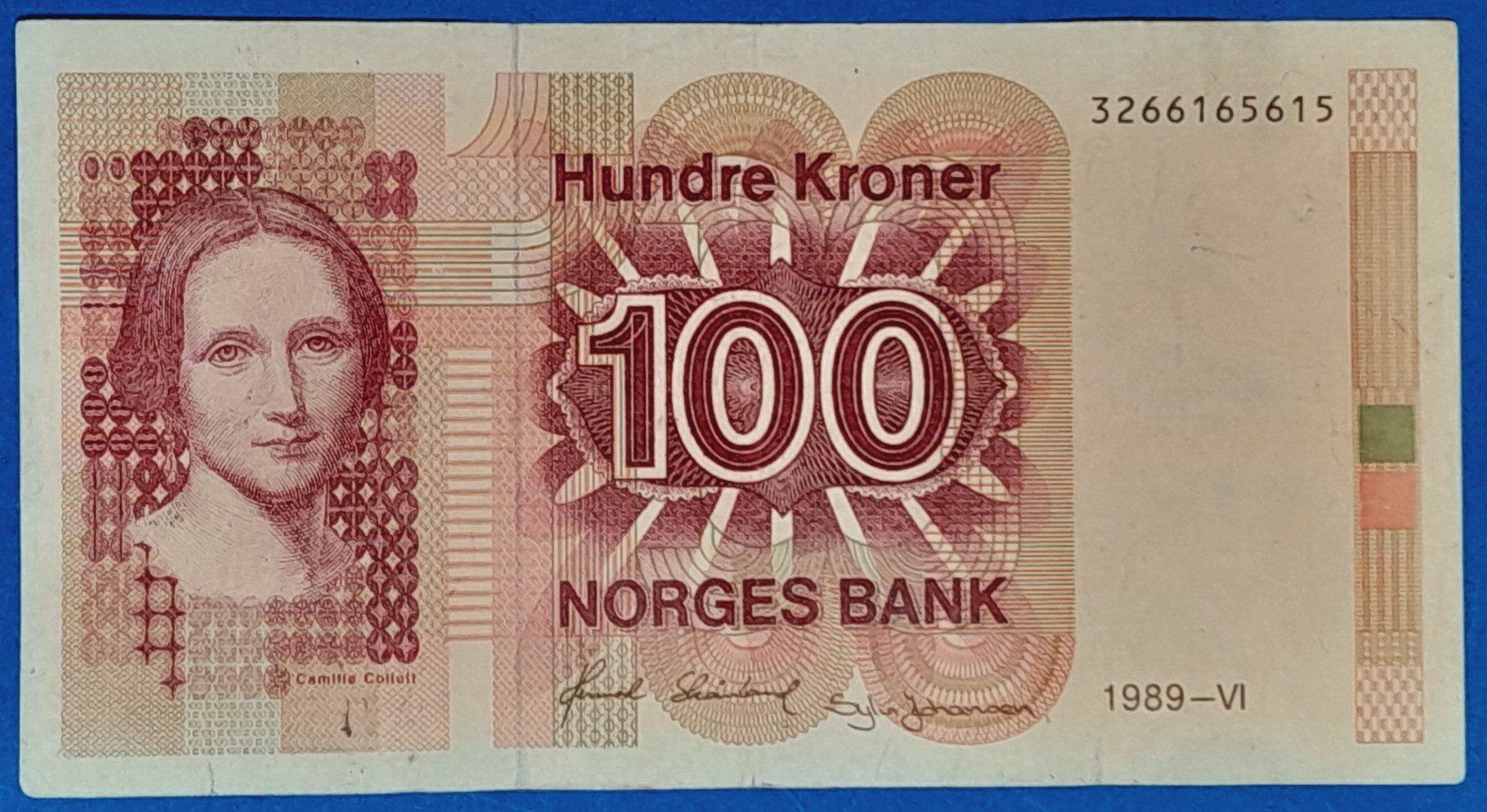 BM0117-1 1989. 100 Kroner VF - Image 1