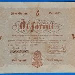 1848.  5 Forint  VF- Kossuth barna változat debreceni kiadás