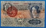 1913. 20 Korona F "MAGYARORSZÁG" felülbélyegzéssel