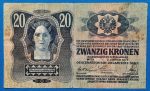 1913. 20 Korona F "MAGYARORSZÁG" felülbélyegzéssel - Image 2