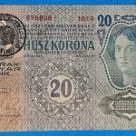 1913. 20 Korona F II. Kiadás "Román felülbélyegzéssel"