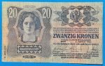 1913. 20 Korona F II. Kiadás "Román felülbélyegzéssel" - Image 2