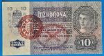 1915. 10 Korona F "MAGYARORSZÁG" felülbélyegzéssel