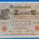 1910. 1.000 Mark VF
