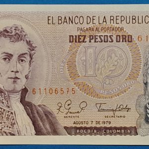 1979. 10 Pesos - GOTTONUMIZMATIKA