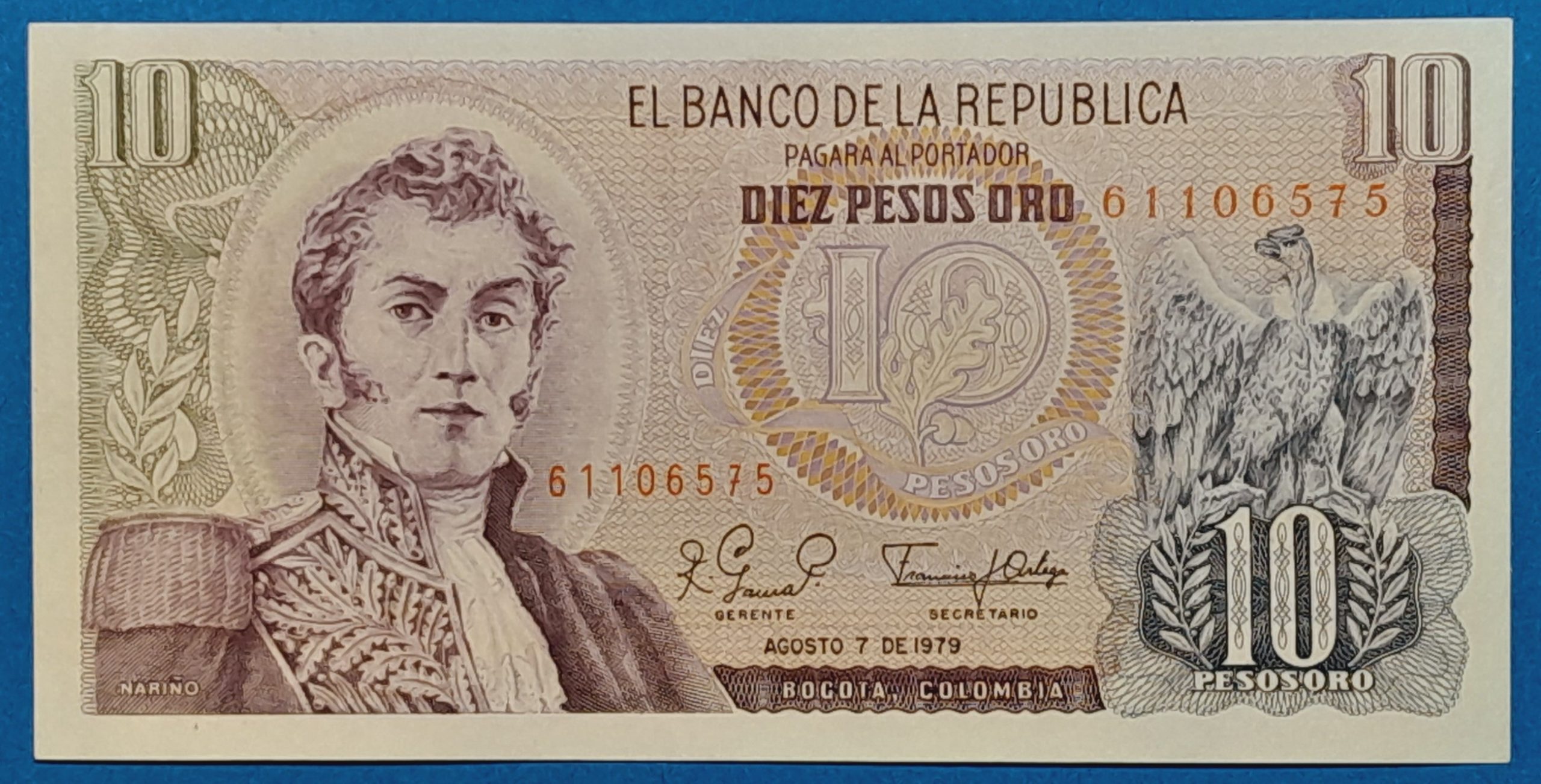 BM0178-1 1979. 10 Pesos - GOTTONUMIZMATIKA