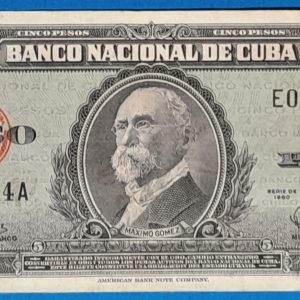1960. 5 Pesos - GOTTONUMIZMATIKA