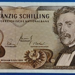1967. 20 Schilling - GOTTONUMIZMATIKA