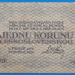 1919. 1 Korun - GOTTONUMIZMATIKA