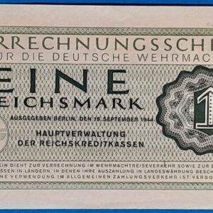 1944. 1 Reichsmark bankjegy