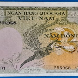 Dél-Vietnám 5 dongos bankjegy (1955) GOTTO NUMIZMATIKA