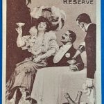 1910 körüli Törley Talisman Casino Réservé számolócédula GOTTO