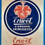 Eriwol cipőkrém számolócédula GOTTO NUMIZMATIKA