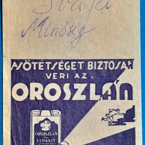 Oroszlán" zsebelem GOTTO NUMIZMATIKA