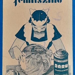 "Daru" fémtisztító számolócédula GOTTO NUMIZMATIKA