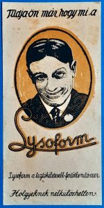 Vintage "Lysoform" számolócédula (kb. 1910-1920) GOTTO NUMIZMATIKA