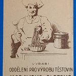Régi cseh tészta reklám 1900-as évekből GOTTO NUMIZMATIKA