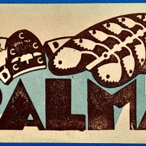 "Pálma" Gumisarok Art Deco Reklám (1920-as évek) GOTTO NUMIZMATIKA