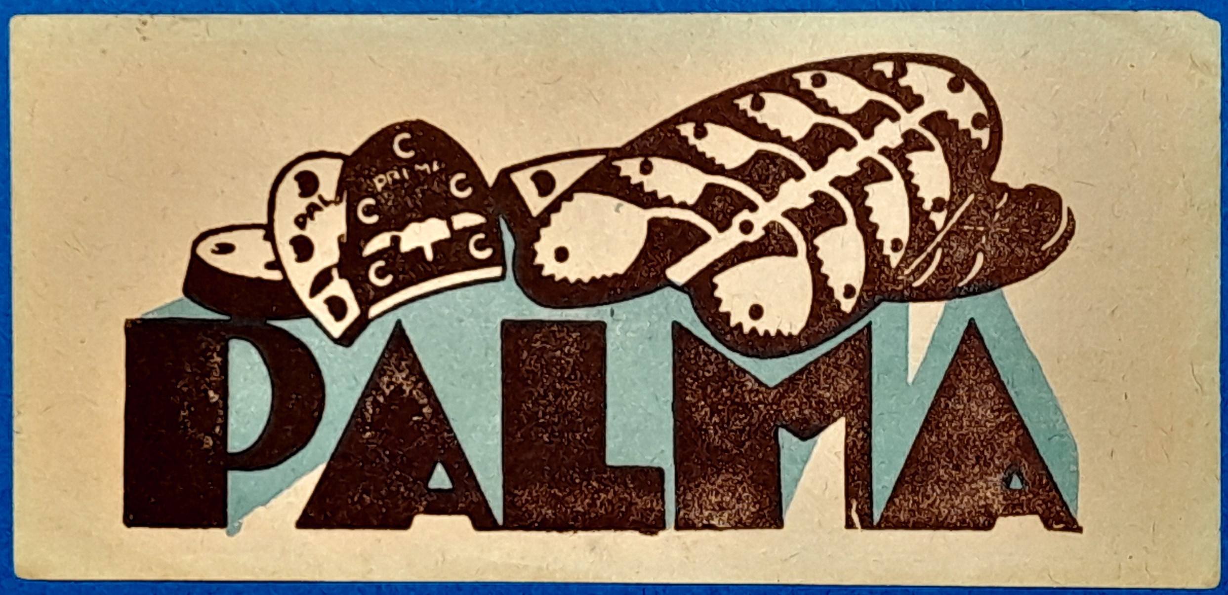BM0801-1 "Pálma" Gumisarok Art Deco Reklám (1920-as évek) GOTTO NUMIZMATIKA