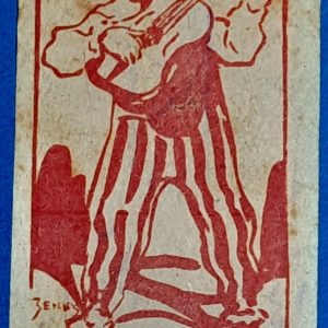 Hanzély Jenő Vintage Bohóc számolócédula GOTTO NUMIZMATIKA