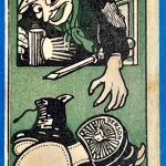 Vintage "Berson" cipősarok számolócédula, 1920-as évek GOTTO