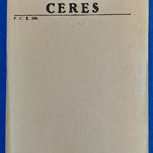 Ceres Schicht: Történelmi Schicht-cég számolócédula GOTTO NUMIZMATIKA