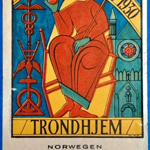 Szent Olav 1930-as évjáratú számolócédula, Trondhjem GOTTO NUMIZMATIKA