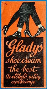 "Gladys" cipőkrém: Az előkelő világ retró számolócédulája GOTTO