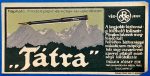 Retro „Tátra” töltőtoll számolócédula: Rigler József papírgyára GOTTO