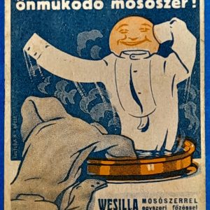 "Wesilla" önműködő mosószer reklámgrafika (1925) - Számolócédula GOTTO