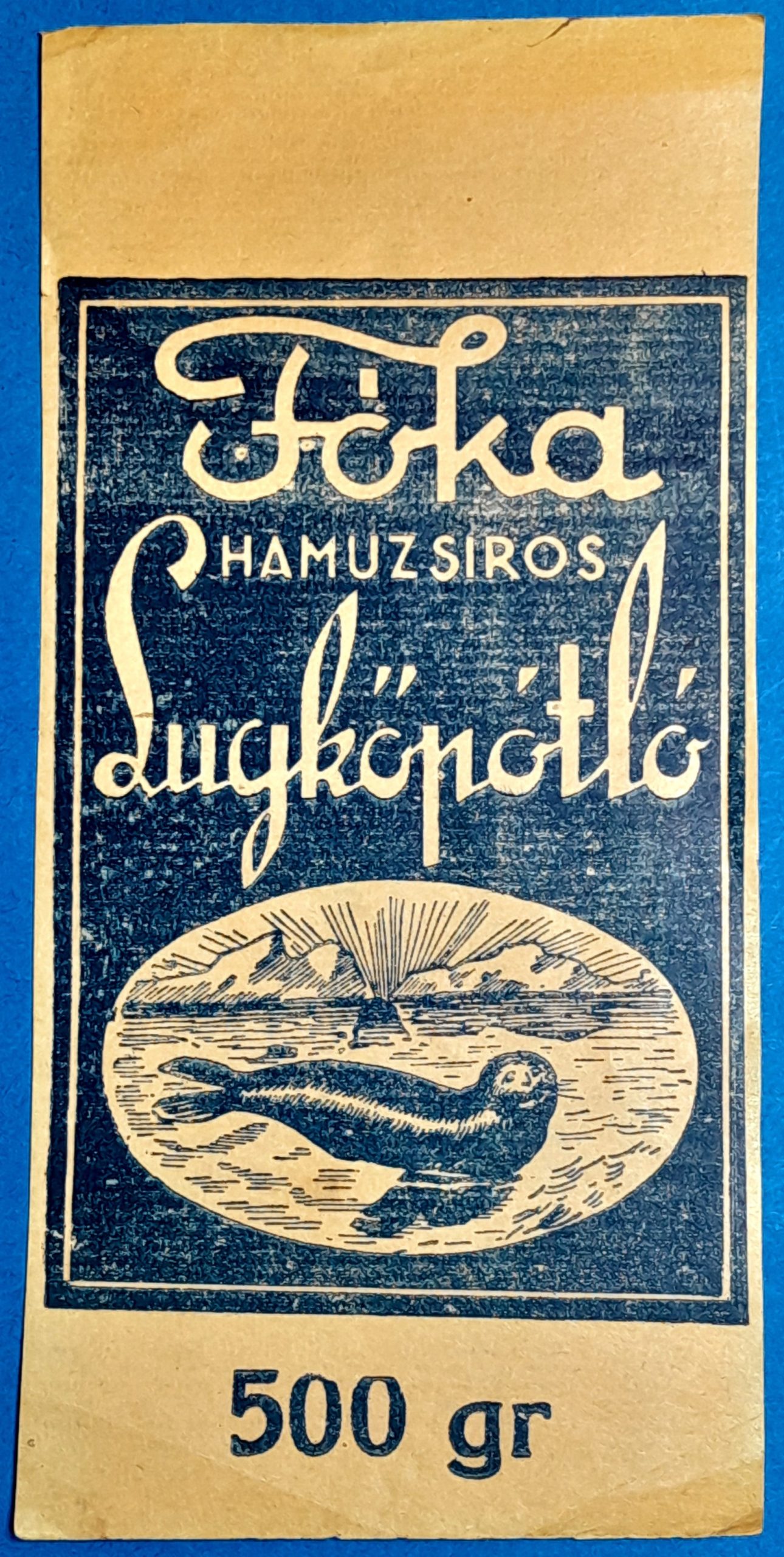 BM0844-1 "Fóka hamuzsíros lúgkőpótló": retro tisztítószer számolócédula GOTTO