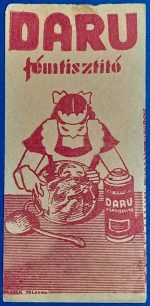 "Daru" fémtisztító - Magyar számolócédula az 1930-as évekből GOTTO