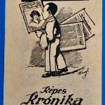 Nemzeti Újság és Új Nemzedék reklám számolócédula (1920-as évek) GOTTO