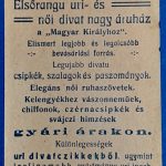"Klein Antal" Divatáruháza Budapest – Történelmi Számolócédula  GOTTO
