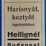 "Heilig" harisnya-, kesztyűüzlet számolócédula VF