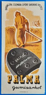 Retro "Palma" gumisarok számolócédula – Grafikus: Pál Gábor GOTTO