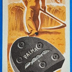 Retro "Palma" gumisarok számolócédula – Grafikus: Pál Gábor GOTTO