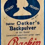 "Dr. Oetker Backin" (1917) – Történelmi élelmiszer-csomagolás GOTTO