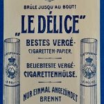 Vintage "Le Délice" dohányreklám – Piramis motívummal GOTTO
