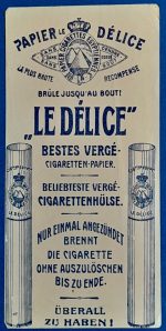 Vintage "Le Délice" dohányreklám – Piramis motívummal GOTTO