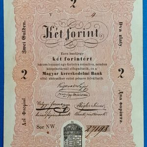 2 forint 1848 – Eredeti Kossuth-bankó a szabadságharc idejéből GOTTO