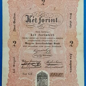 2 forint 1848 – Eredeti Kossuth-bankó a szabadságharc idejéből GOTTO